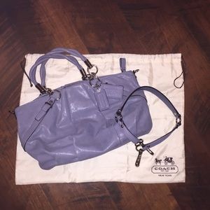 Coach Madison Pleated Leather Sophia Satchel